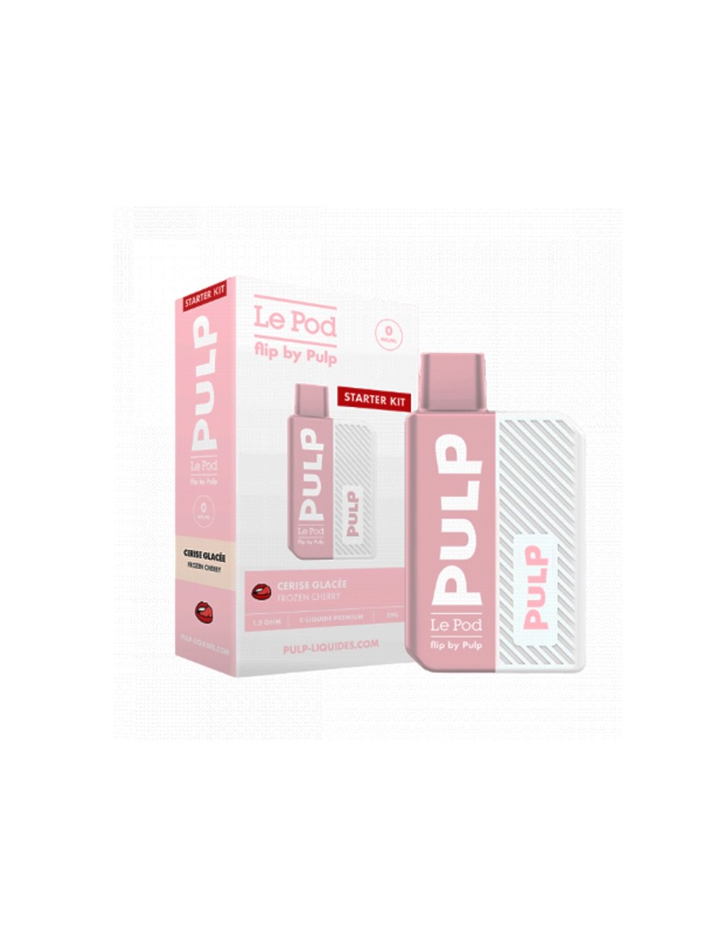 Cerise Glacée 2ml 20mg - Starter Kit Pod Flip Pulp