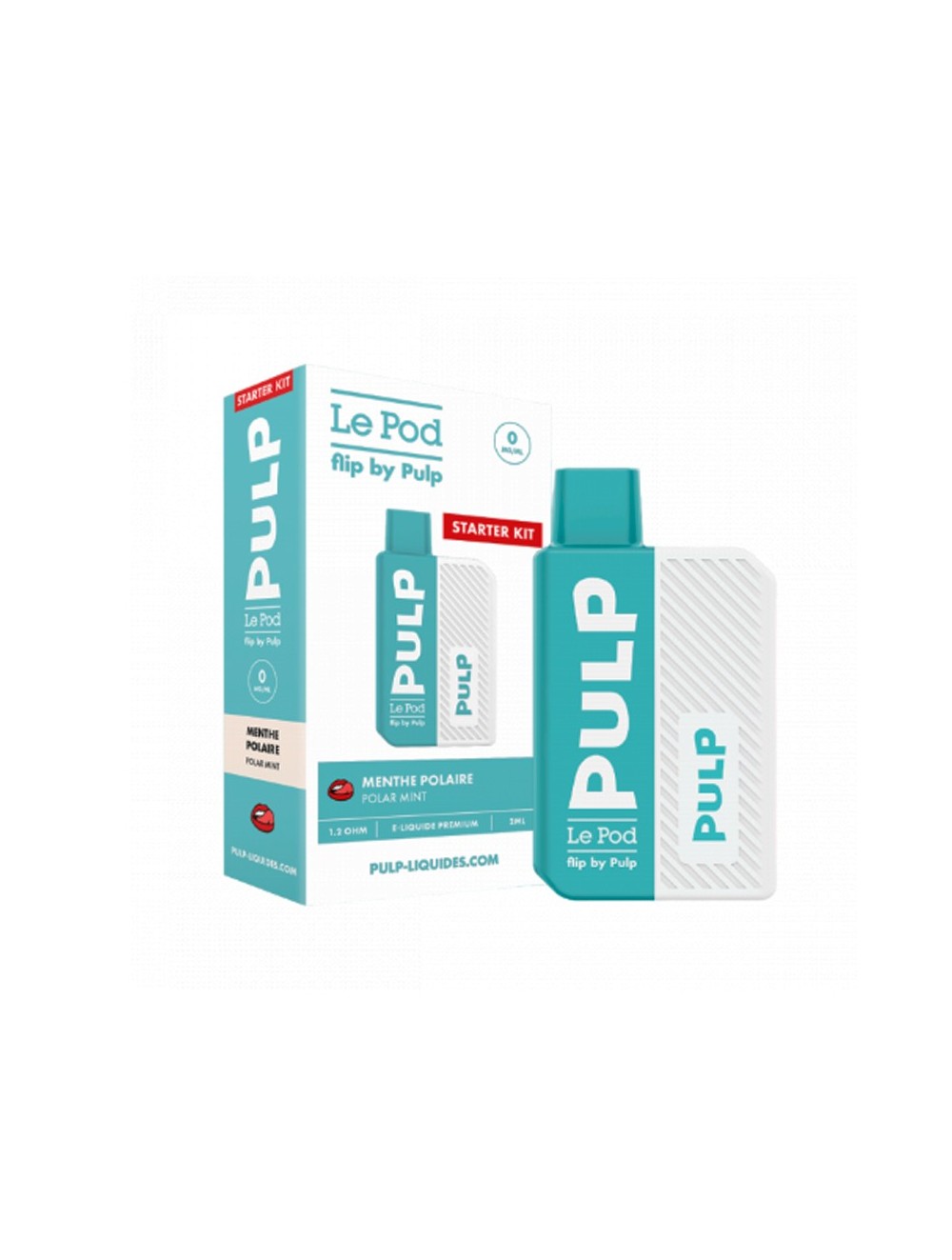 Menthe Polaire 2ml 20mg - Starter Kit Pod Flip Pulp